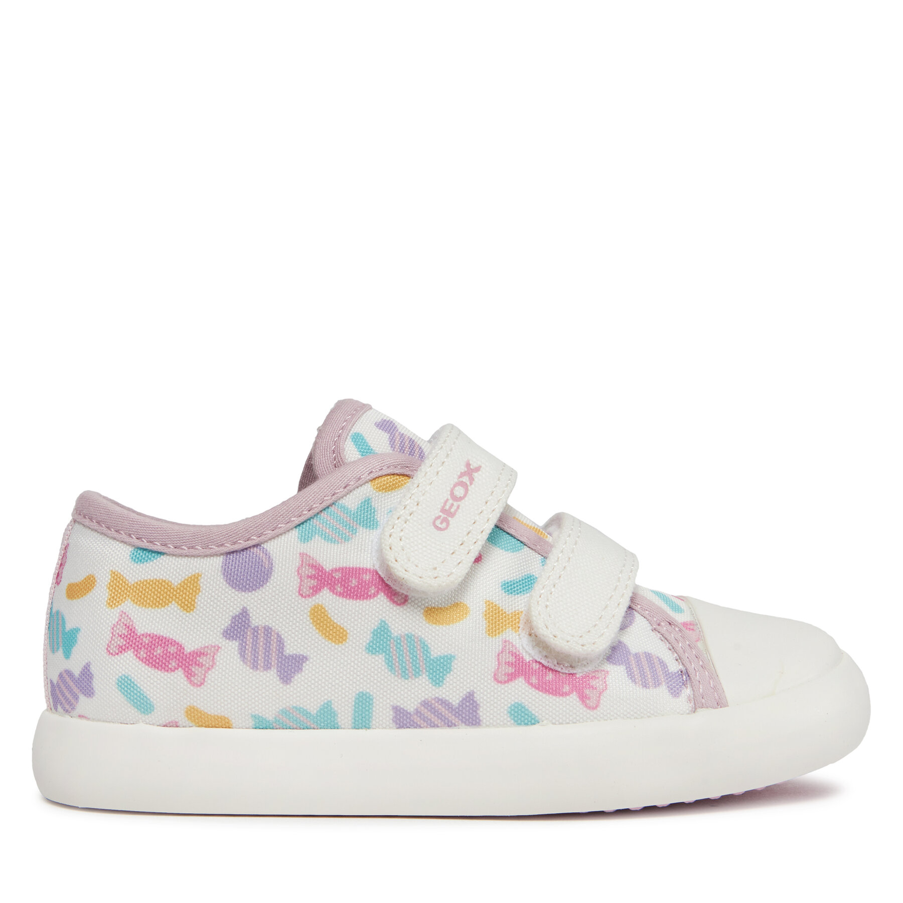 Sneakers Geox B Gisli Girl B451MB 000AN C0653 S White/Multicolor von Geox