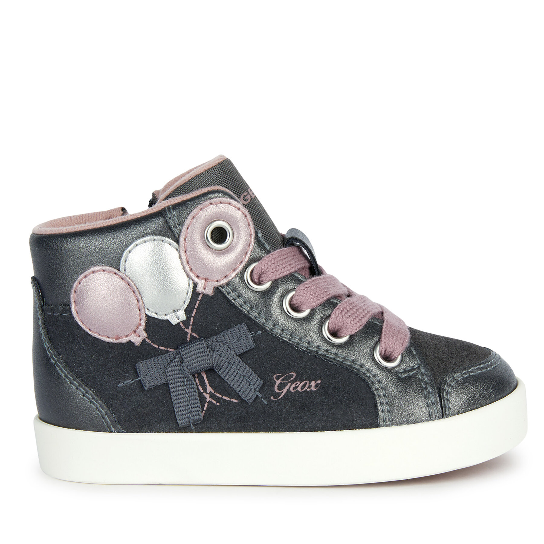 Sneakers Geox B Kilwi Girl B36D5B 022NF C1377 M Dk Grey/Dk Pink von Geox