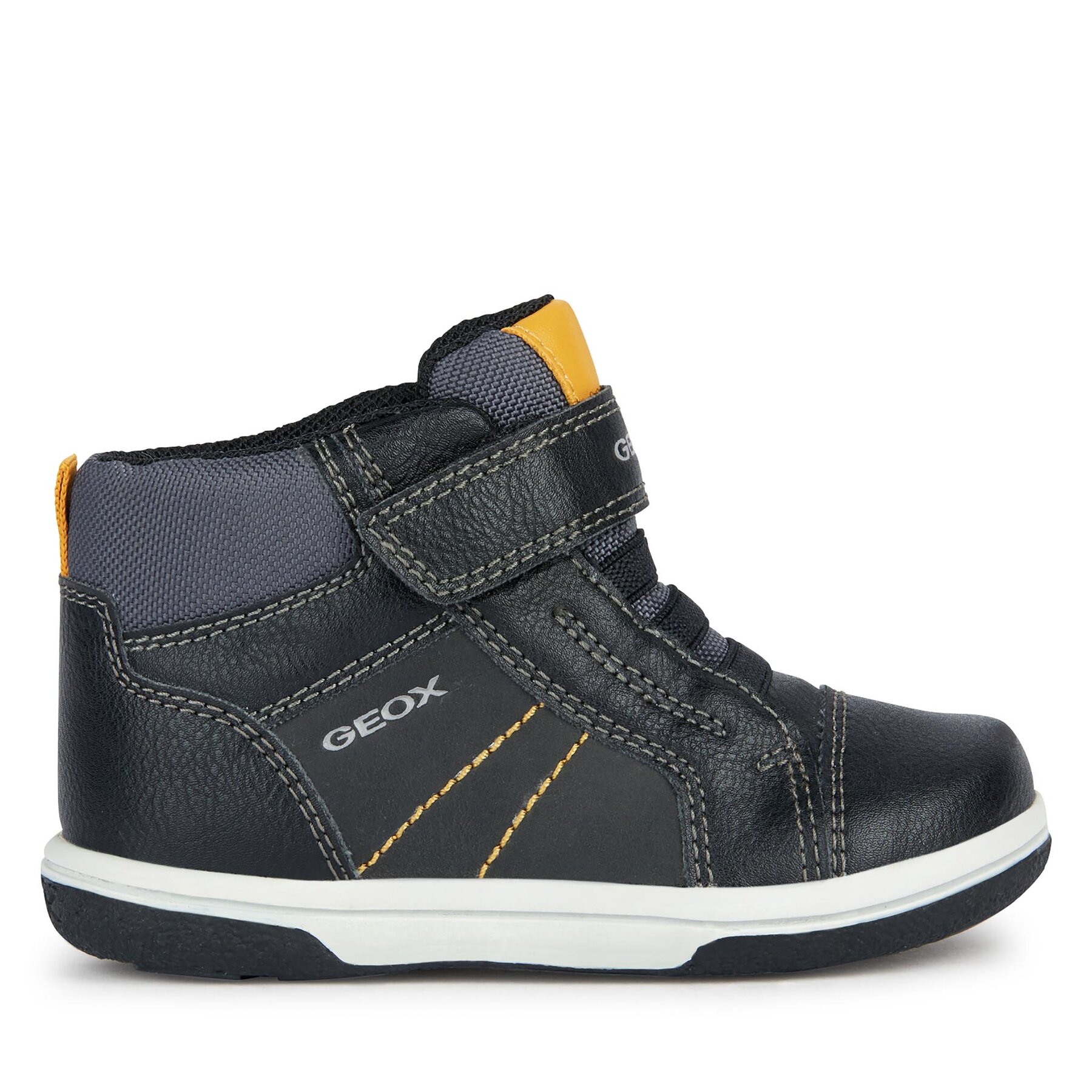 Sneakers Geox Baby Flick Boy B3637A 0MEFU C9154 M Black/Curry von Geox