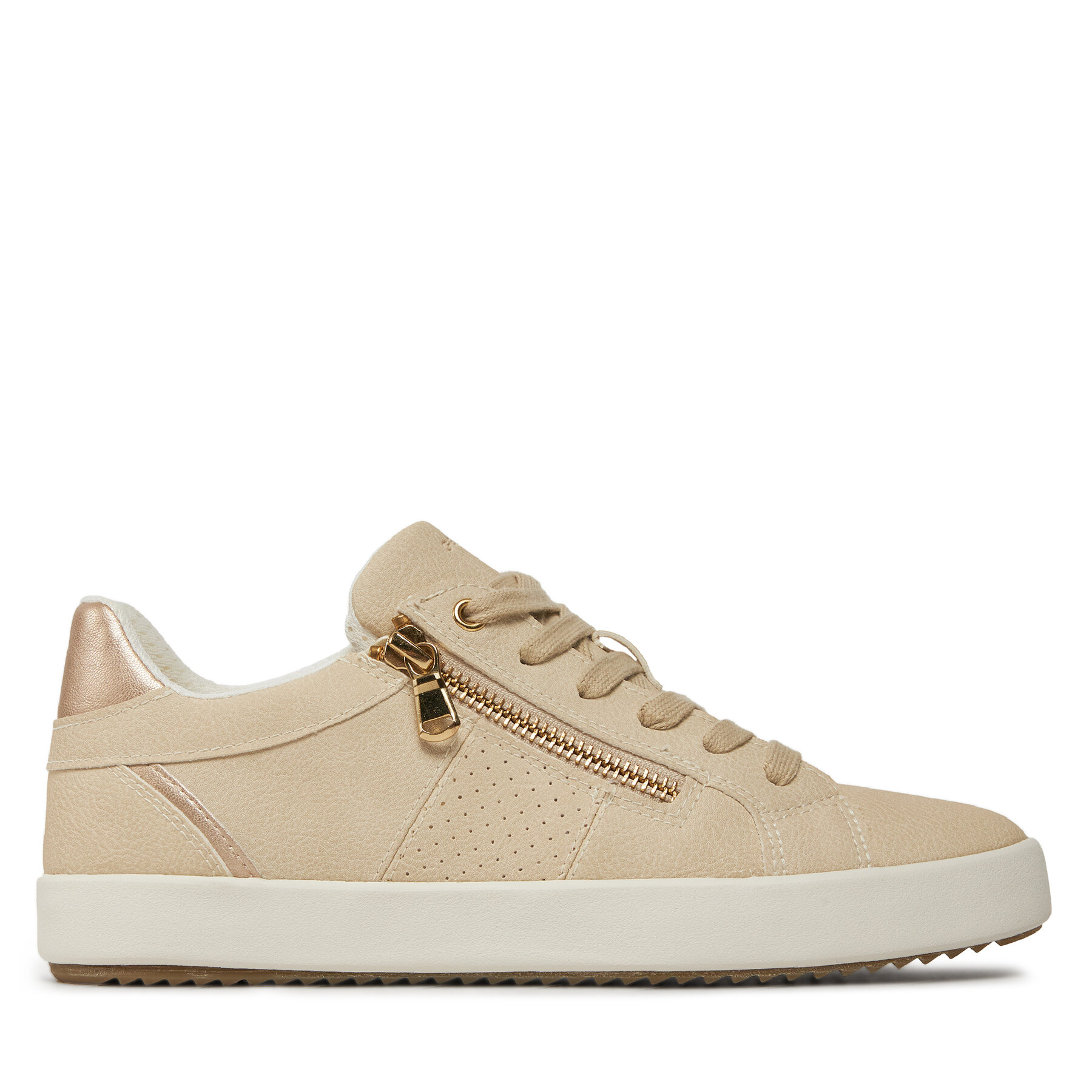 Sneakers Geox D Blomiee D366HE 0EKNF C1Q2L Off White/Lt Gold von Geox