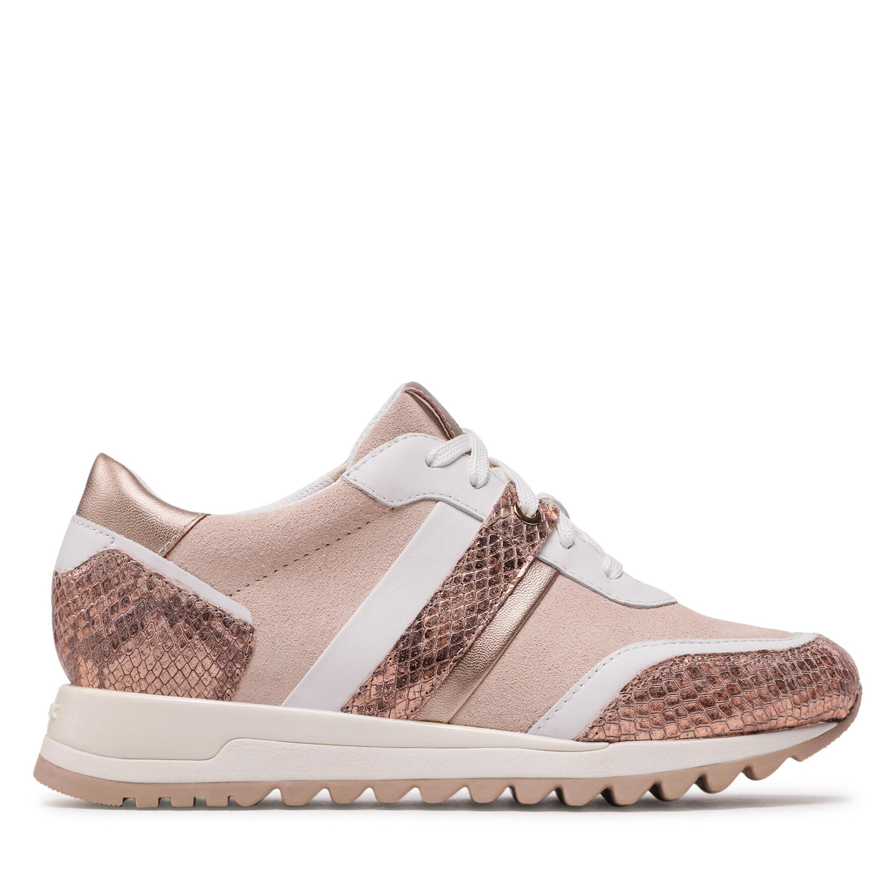 Sneakers Geox D Tabelya A D16AQA 085RY C1ZH8 White/Rose Gold von Geox