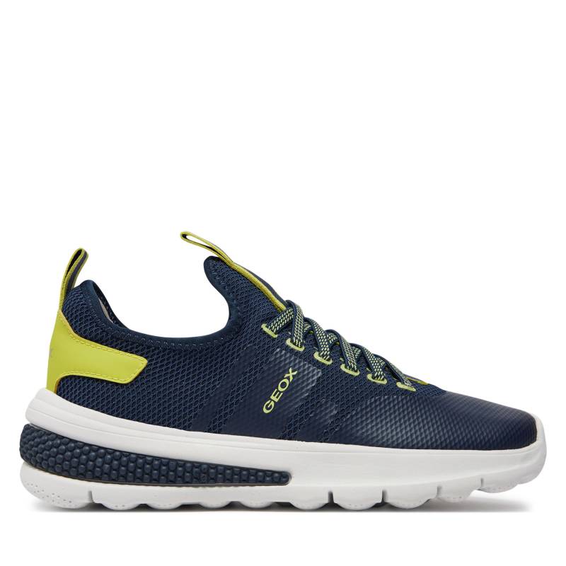 Sneakers Geox J Activart Boy J45LTB 0159J CF43S D Navy/Lime Green von Geox