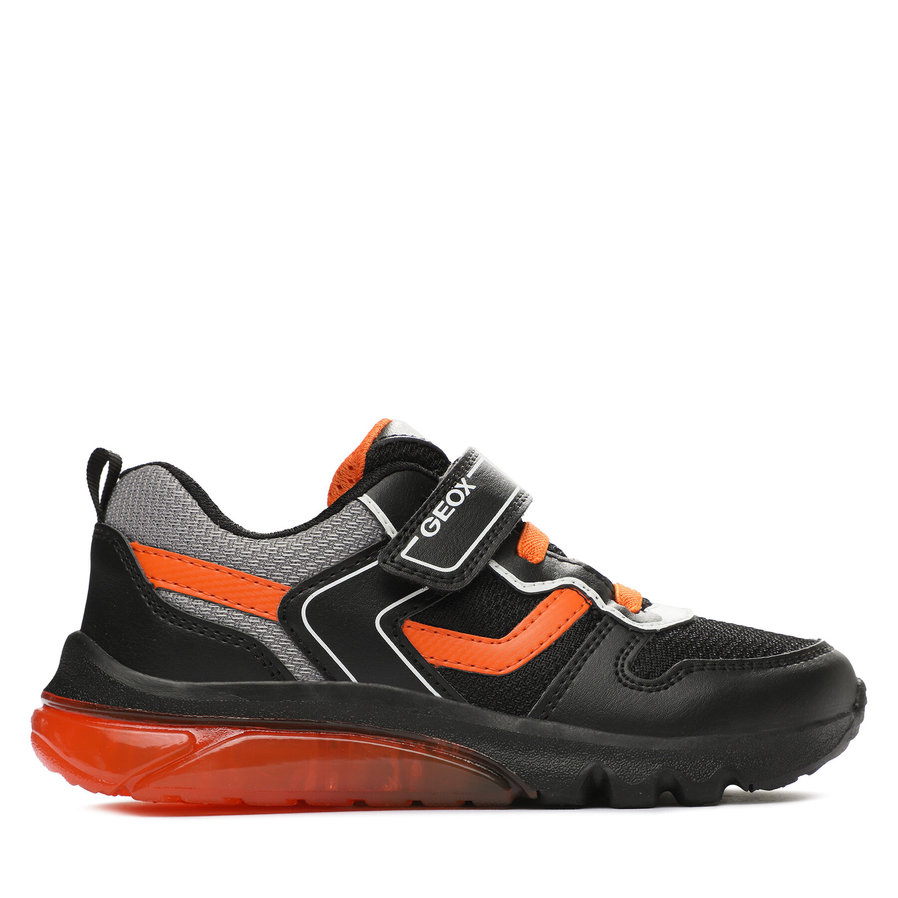 Sneakers Geox J Ciberdron Boy J36LBC 011FE C0038 S Black/Orange von Geox
