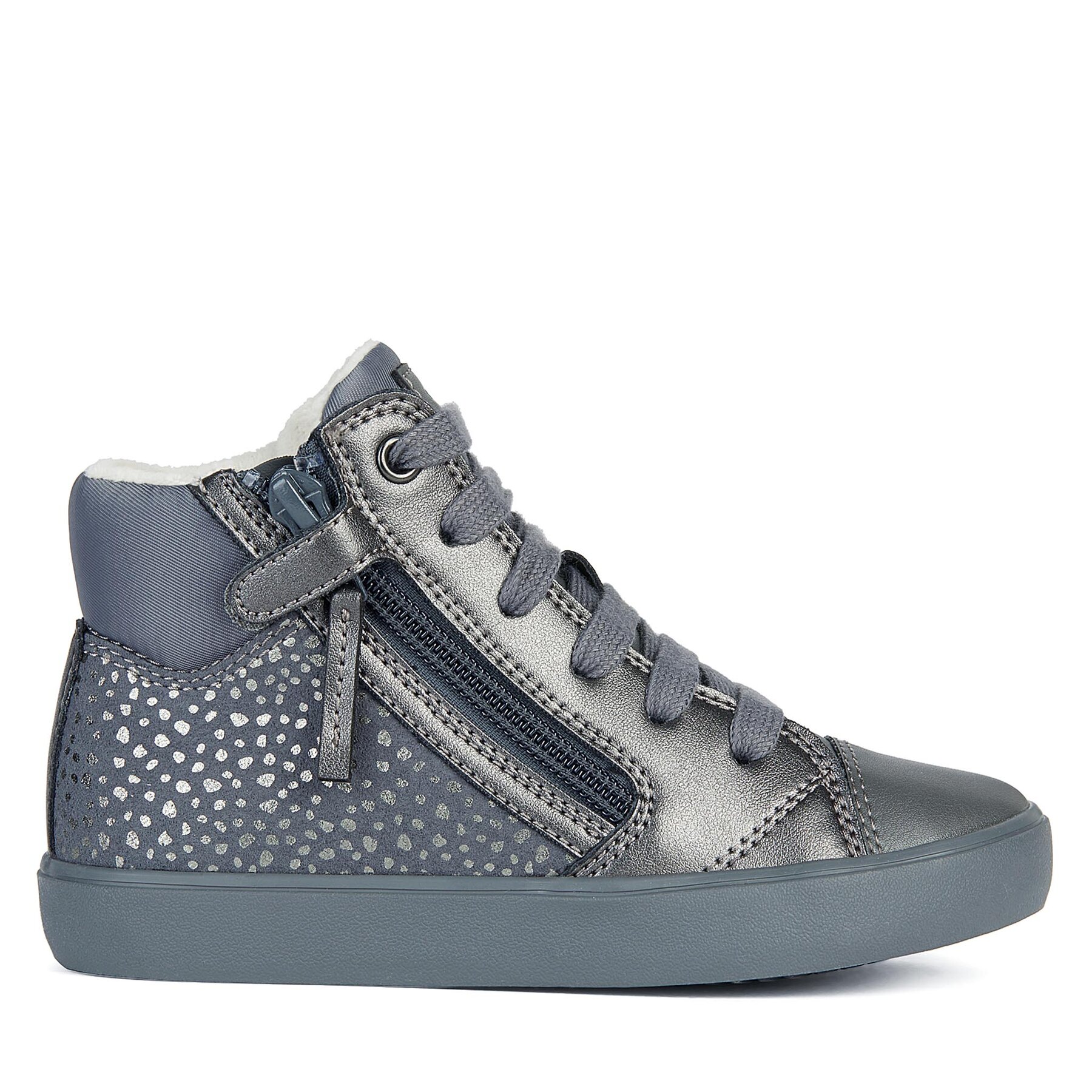 Sneakers Geox J Gisli J364NB 0DHAJ C0710 D Dk Grey/Silver von Geox