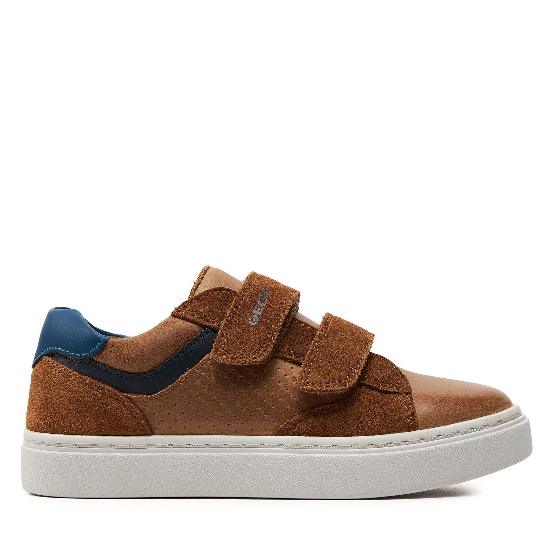 Sneakers Geox J Nashik Boy J45ECB 0CL22 C6381 S Lt Brown/Navy von Geox