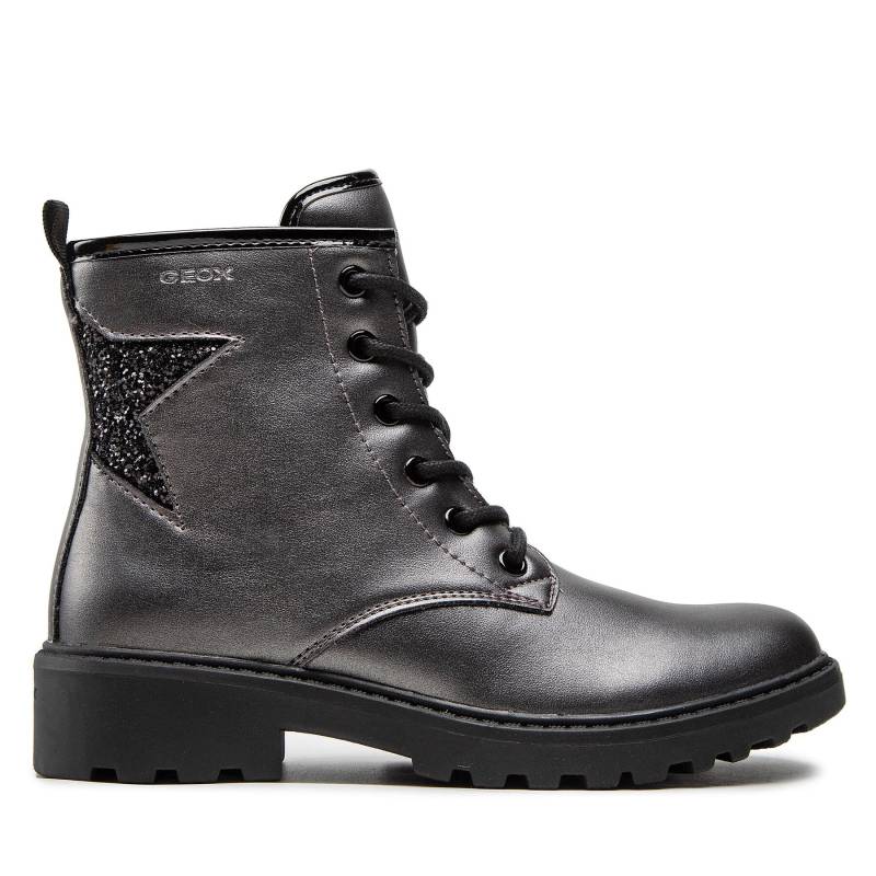 Stiefel Geox J Casey G. G J9420G 0NFEW C0062 S Dk Grey/Black von Geox