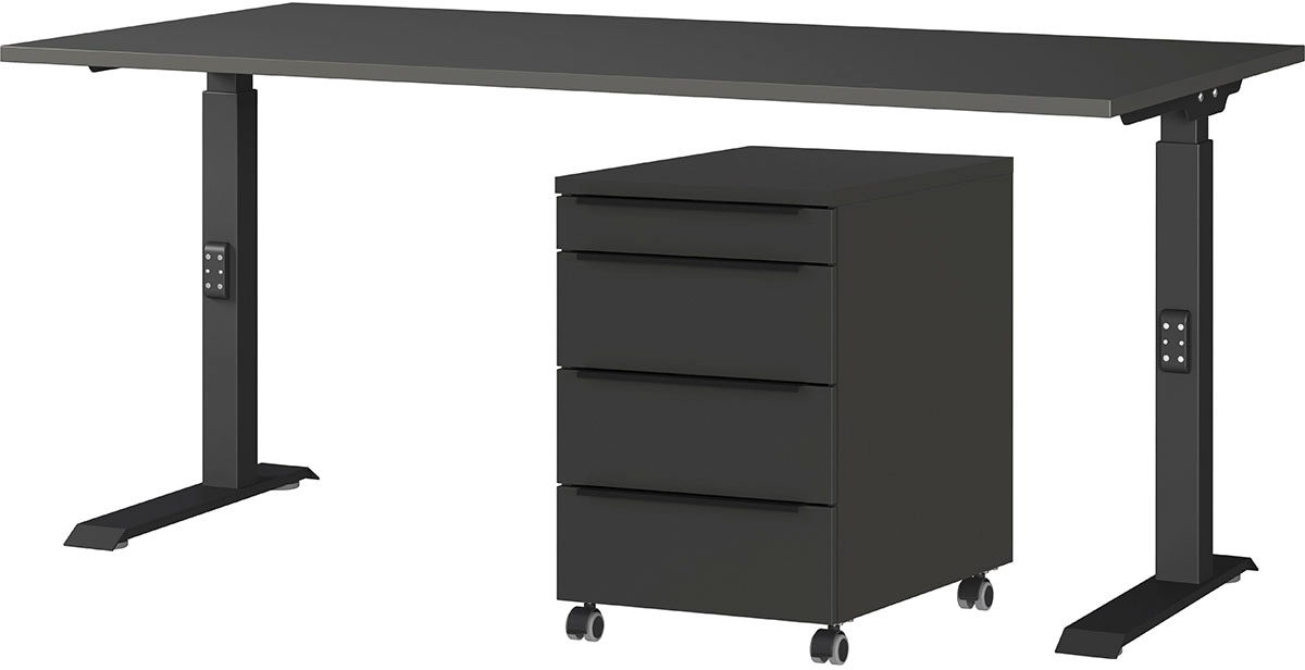 GERMANIA Büromöbel-Set »Mailand«, 2-teiliges Set: Schreibtisch + Rollcontainer GERMANIA Büromöbel-Set »Mailand«, 2-teiliges Set: Schreibtisch + Rollcontainer von Germania