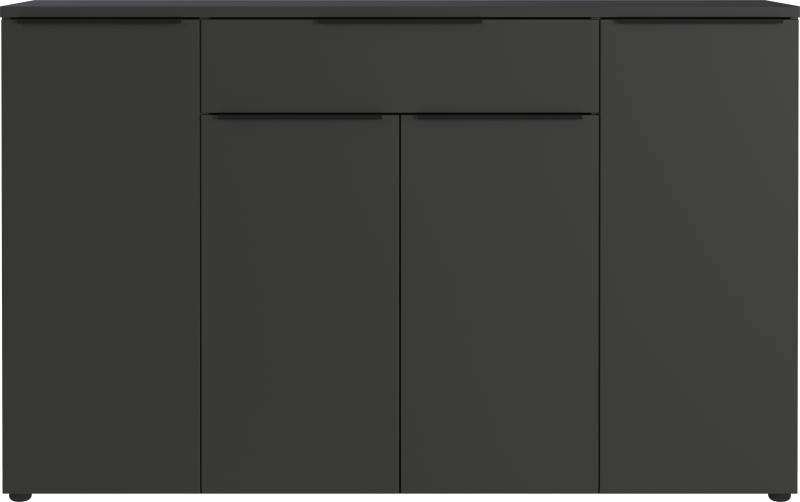 GERMANIA Sideboard »Mailand«, Sideboard mit einer Schublade und 4 Türen, in graphit & weiss verfügbar von Germania