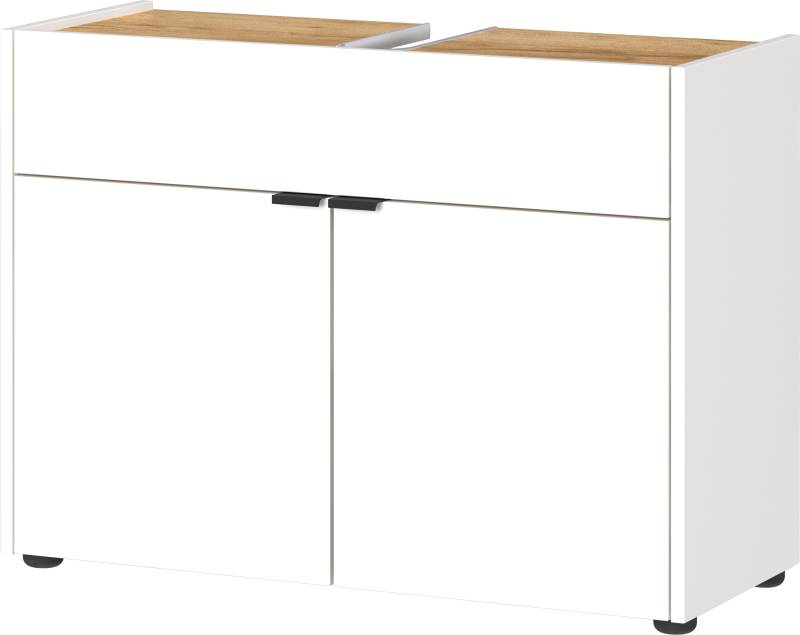 GERMANIA Waschbeckenunterschrank »Ameca«, Waschbeckenunterschrank mit einer Klappe und zwei Türen von Germania