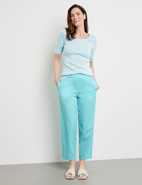 GERRY WEBER Damen Schlupfhose KIA꞉RA RELAXED FIT Blau von Gerry Weber