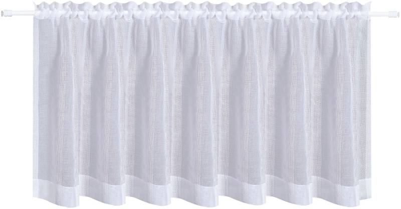 Gerster Scheibengardine »Elke«, (1 St.), HxB: 50x140, mit Streifen Design von Gerster
