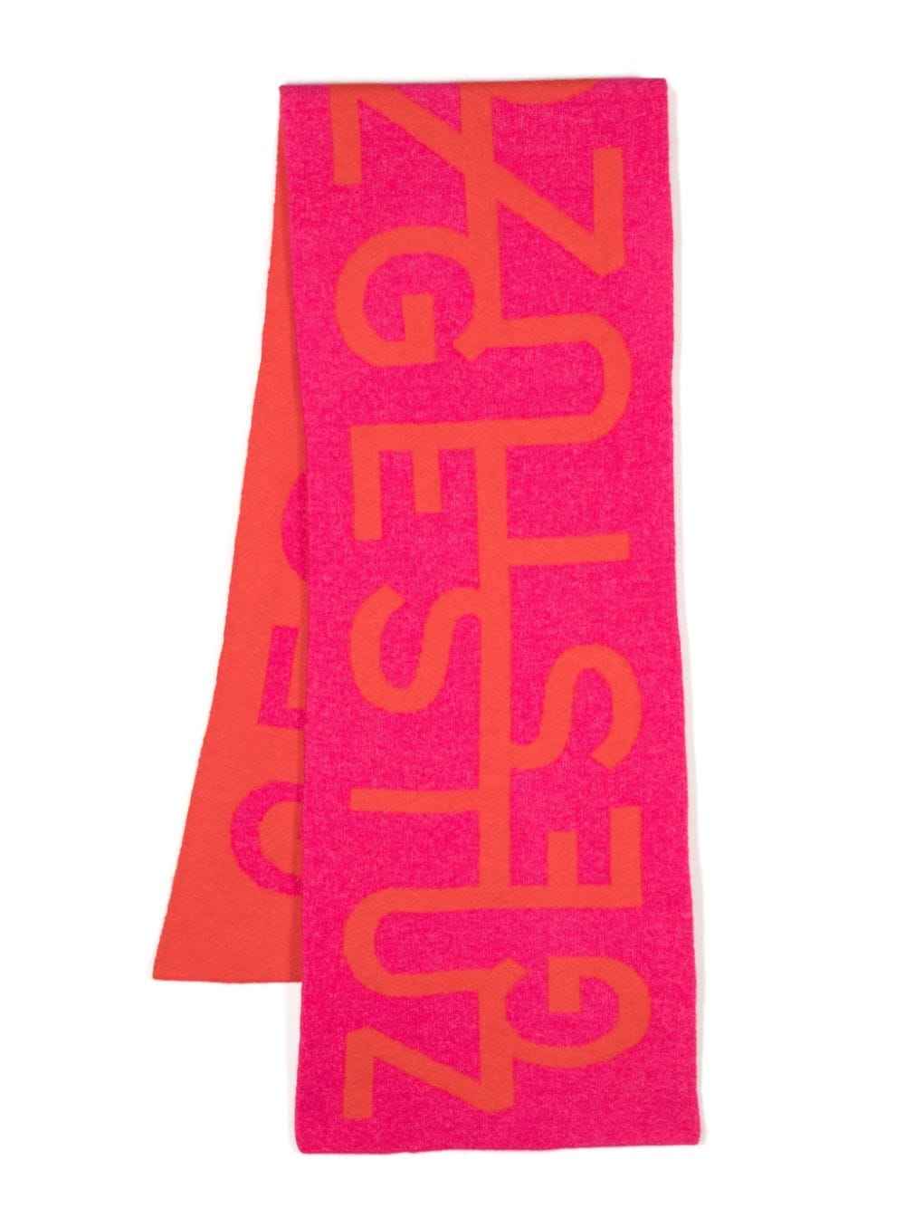 Gestuz AlphaGZ patterned-intarsia scarf - Pink von Gestuz