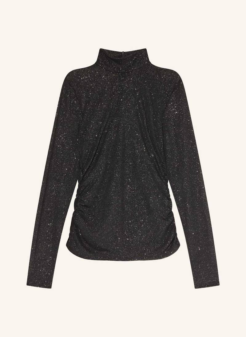 Gestuz Blusentop Glimmagz Mit Glitzergarn schwarz von Gestuz