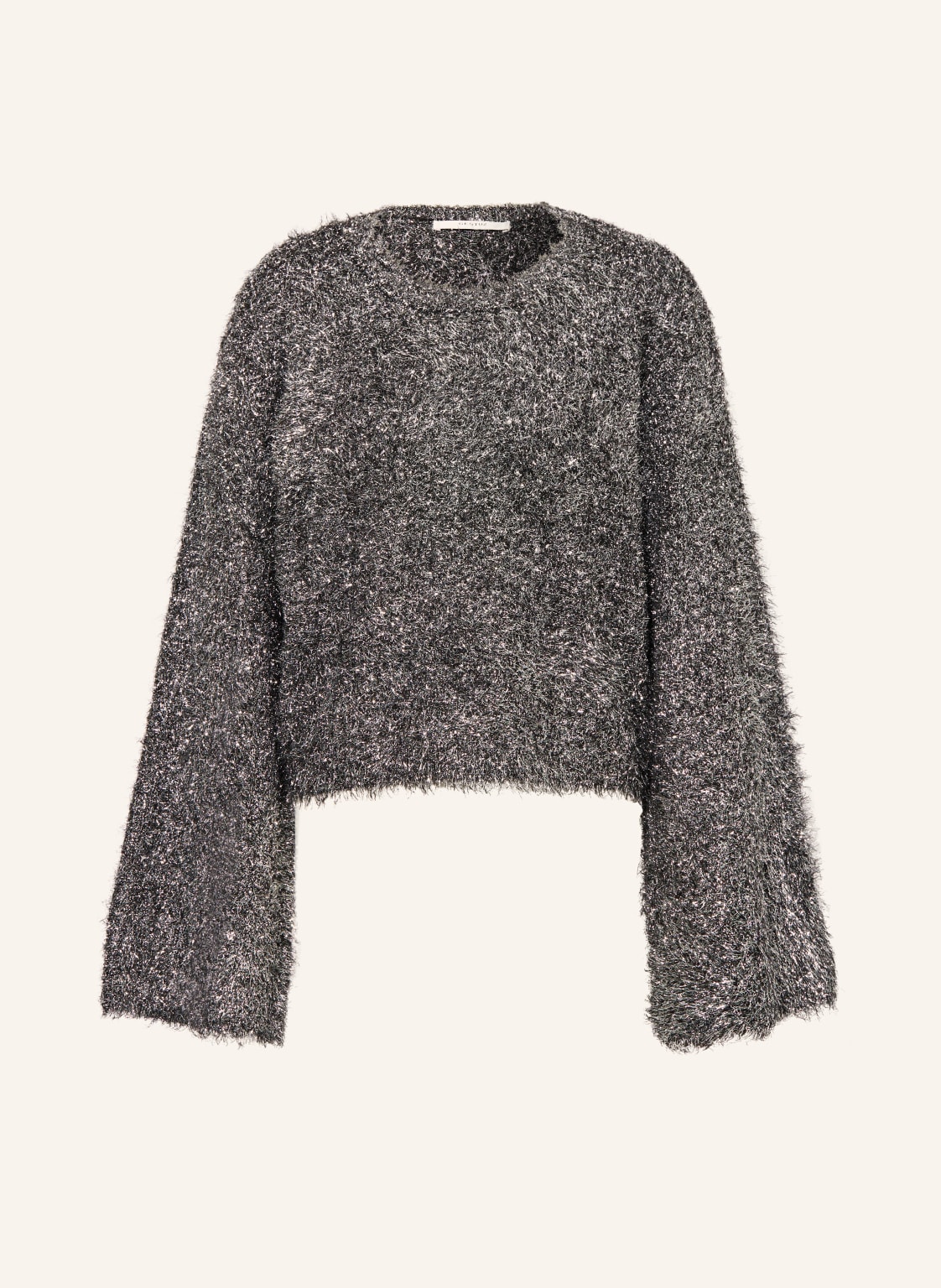 Gestuz Cropped-Pullover Mattianigz silber von Gestuz