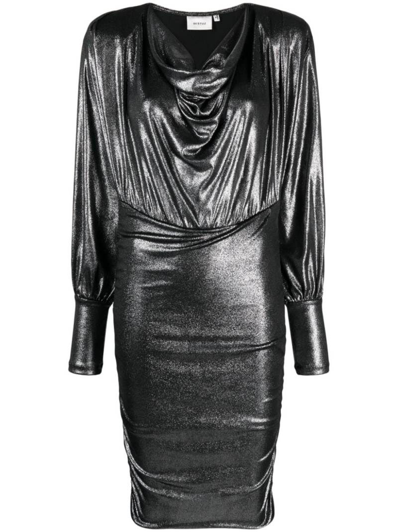 Gestuz MadixGz metallic-finish minidress - Silver von Gestuz