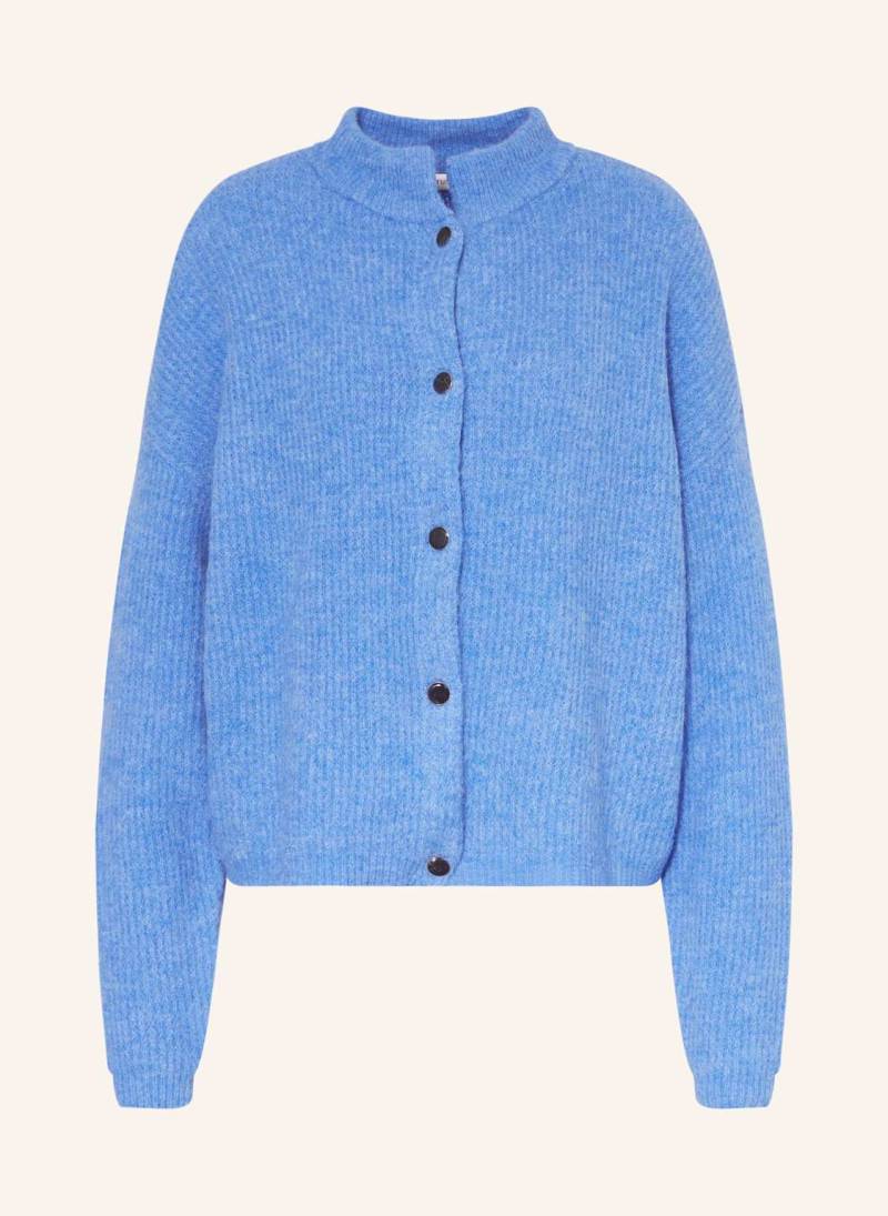 Gestuz Strickjacke Alphagz Mit Alpaka blau von Gestuz