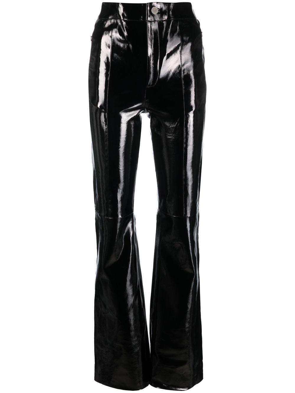 Gestuz high-waisted skinny trousers - Black von Gestuz