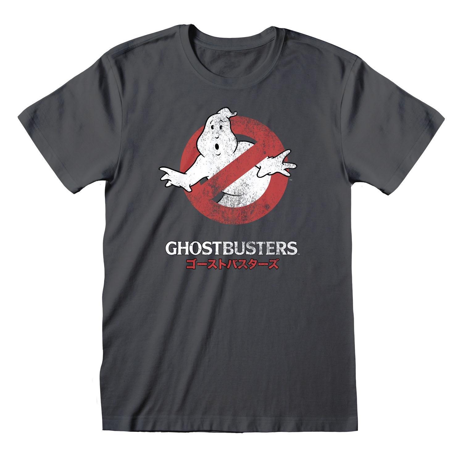 T-shirt Damen Charcoal Black L von Ghostbusters