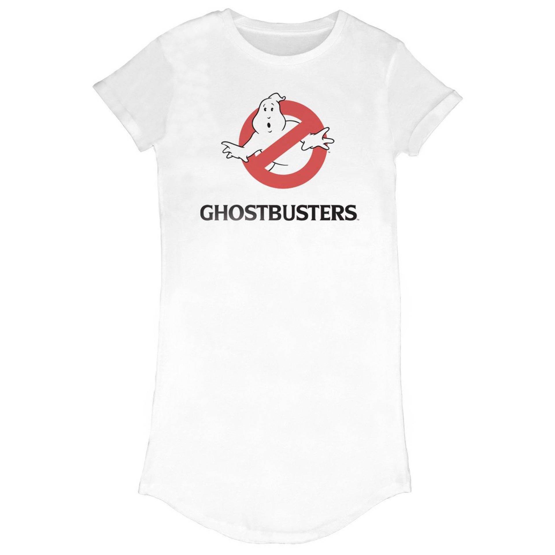 Tshirtkleid Damen Weiss XL von Ghostbusters