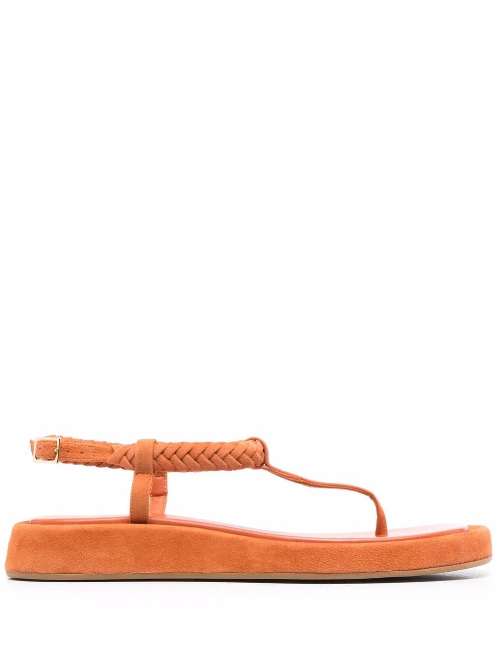 GIABORGHINI Rosie flat sandals - Orange von GIABORGHINI