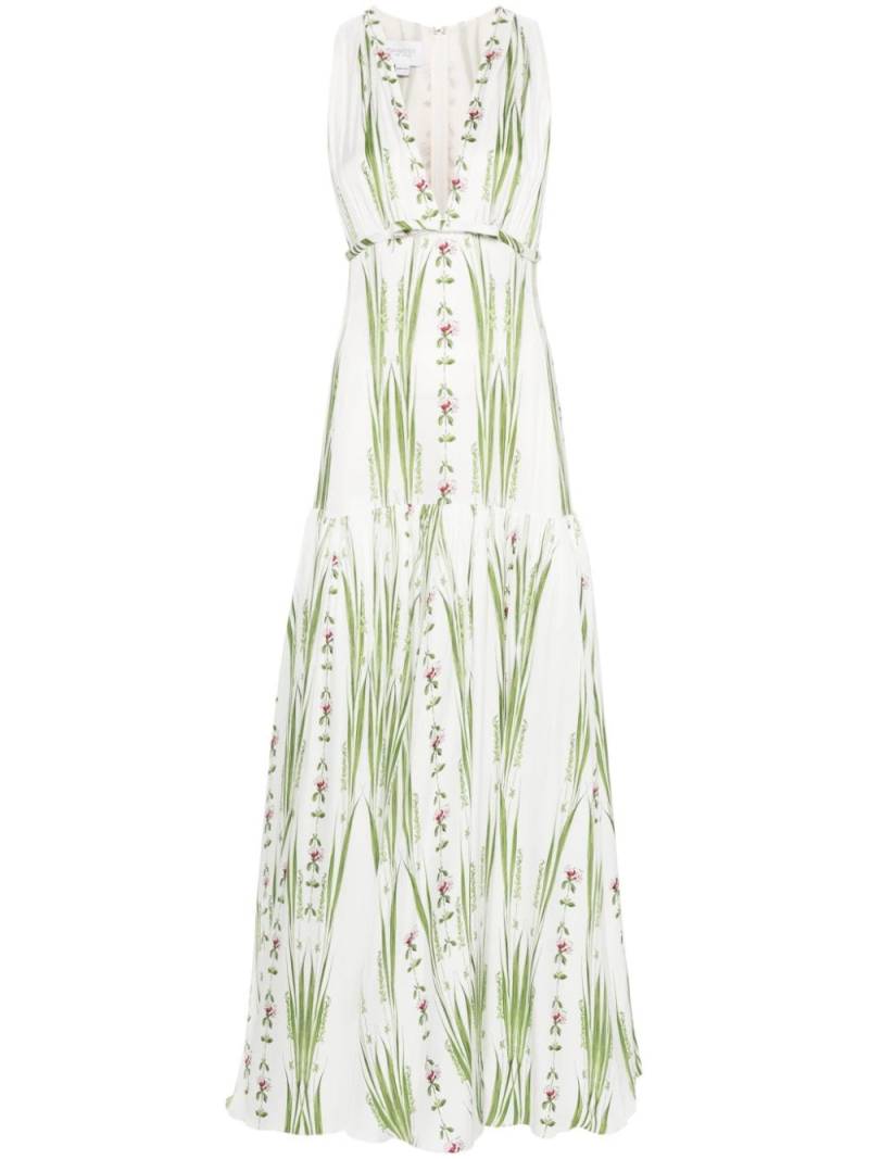 Giambattista Valli Jardin Du Cap-print maxi dress - White von Giambattista Valli