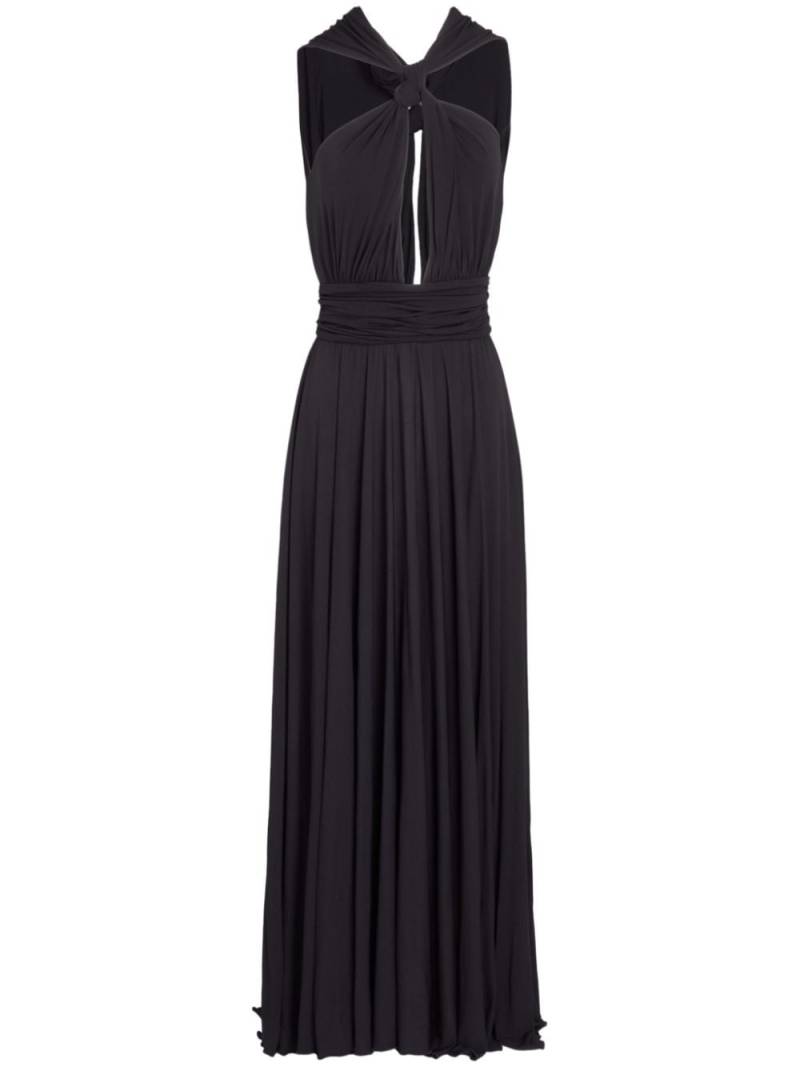 Giambattista Valli Laced knot-detail maxi dress - Black von Giambattista Valli