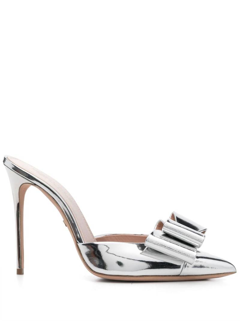 Giambattista Valli Pop pointed-toe 110 mules - Silver von Giambattista Valli