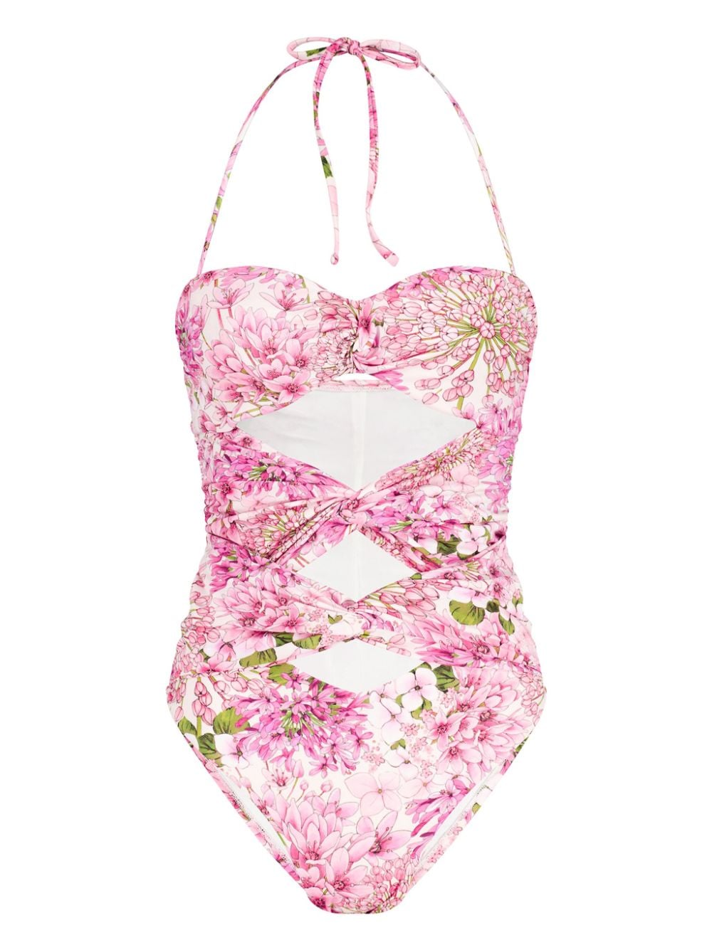Giambattista Valli Saint-Rémy cut-out swimsuit - Pink von Giambattista Valli