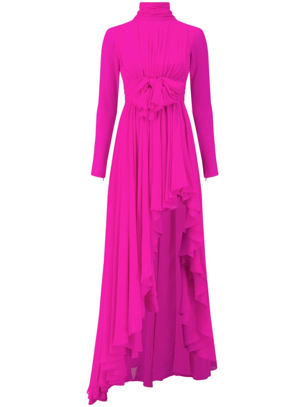 Giambattista Valli asymmetric draped silk-jersey gown - Pink von Giambattista Valli