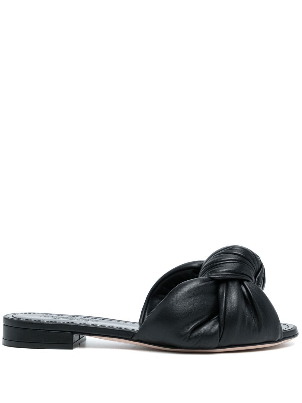 Giambattista Valli knotted slip on sandals - Black von Giambattista Valli