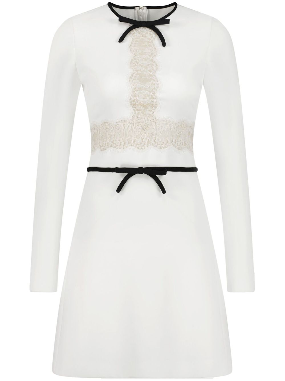 Giambattista Valli lace-panel crepe dress - White von Giambattista Valli