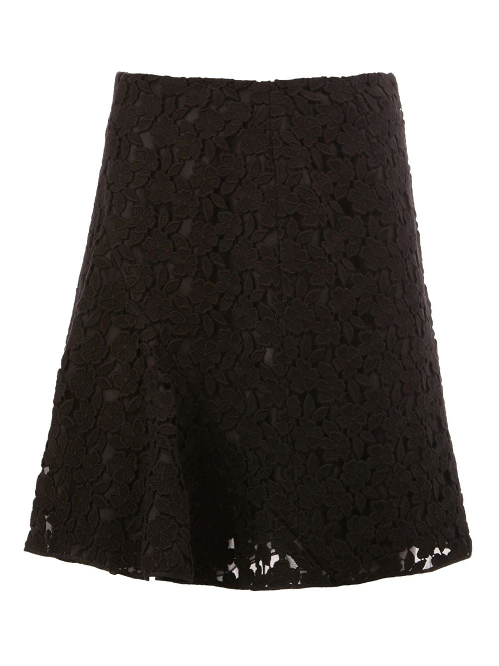 Giambattista Valli lace pleated skirt - Black von Giambattista Valli