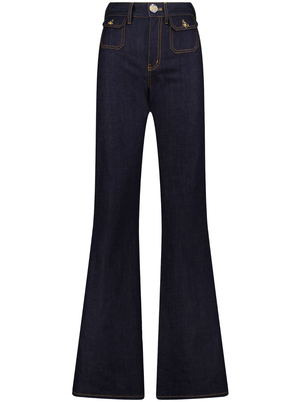 Giambattista Valli mid-rise flared-leg jeans - Blue von Giambattista Valli