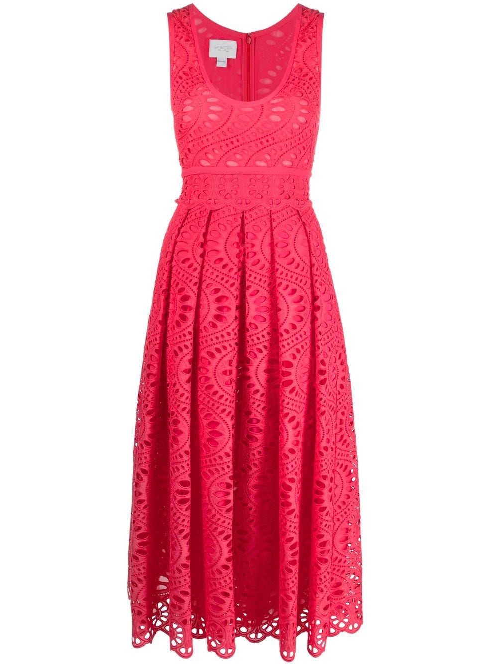 Giambattista Valli open-knit midi dress - Pink von Giambattista Valli