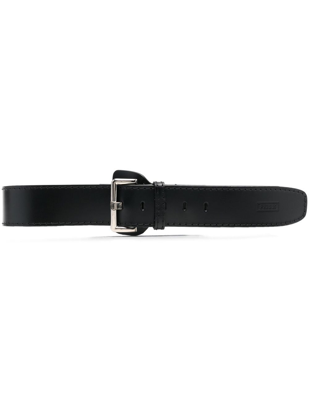 Gianfranco Ferré Pre-Owned 1990s D-buckle leather belt - Black von Gianfranco Ferré Pre-Owned