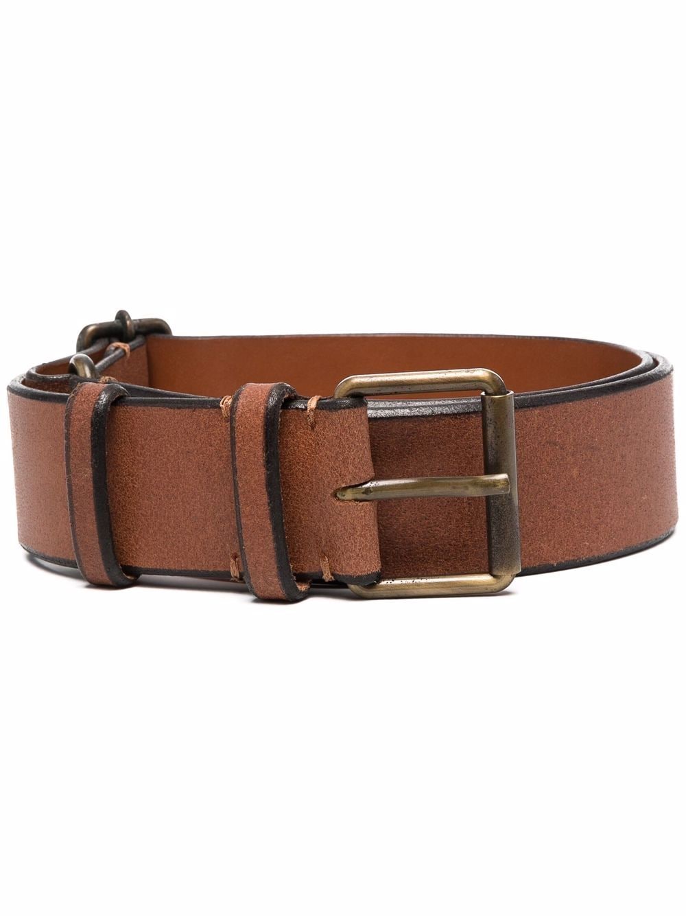 Gianfranco Ferré Pre-Owned 1990s buckled leather belt - Brown von Gianfranco Ferré Pre-Owned