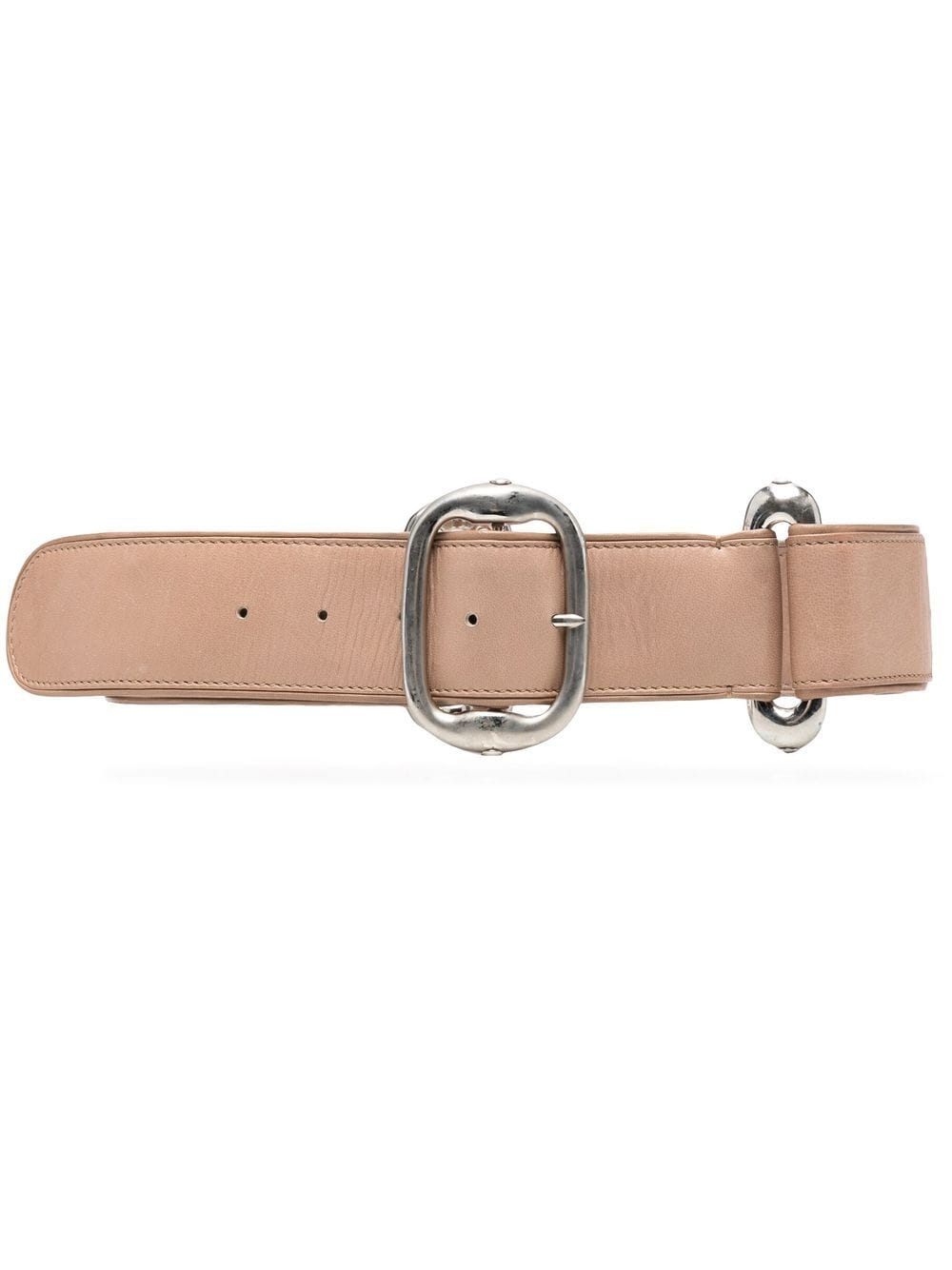 Gianfranco Ferré Pre-Owned 1990s leather belt - Neutrals von Gianfranco Ferré Pre-Owned