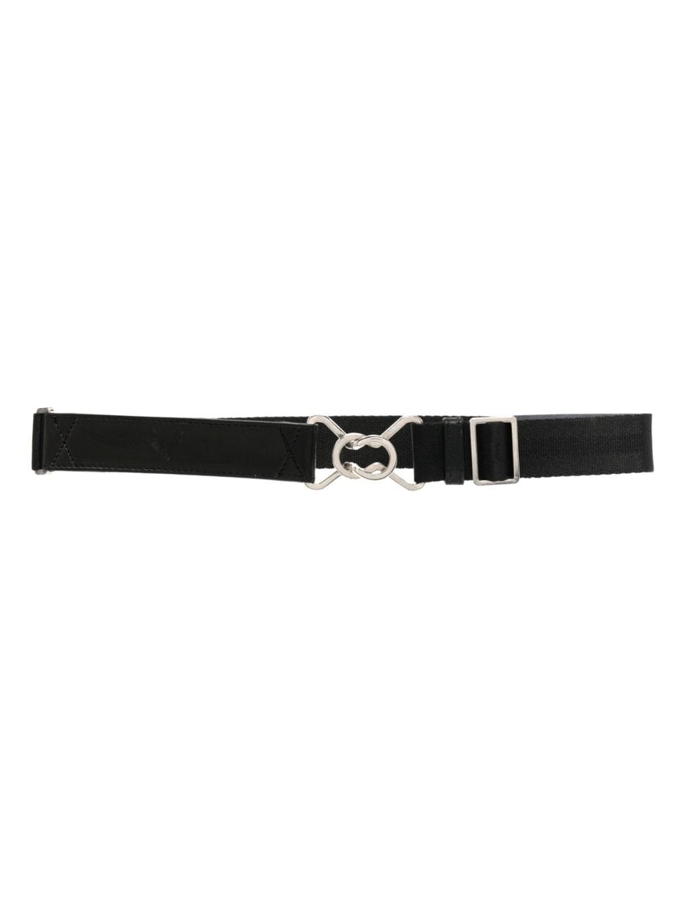 Gianfranco Ferré Pre-Owned 2000s logo-buckle waist belt - Black von Gianfranco Ferré Pre-Owned