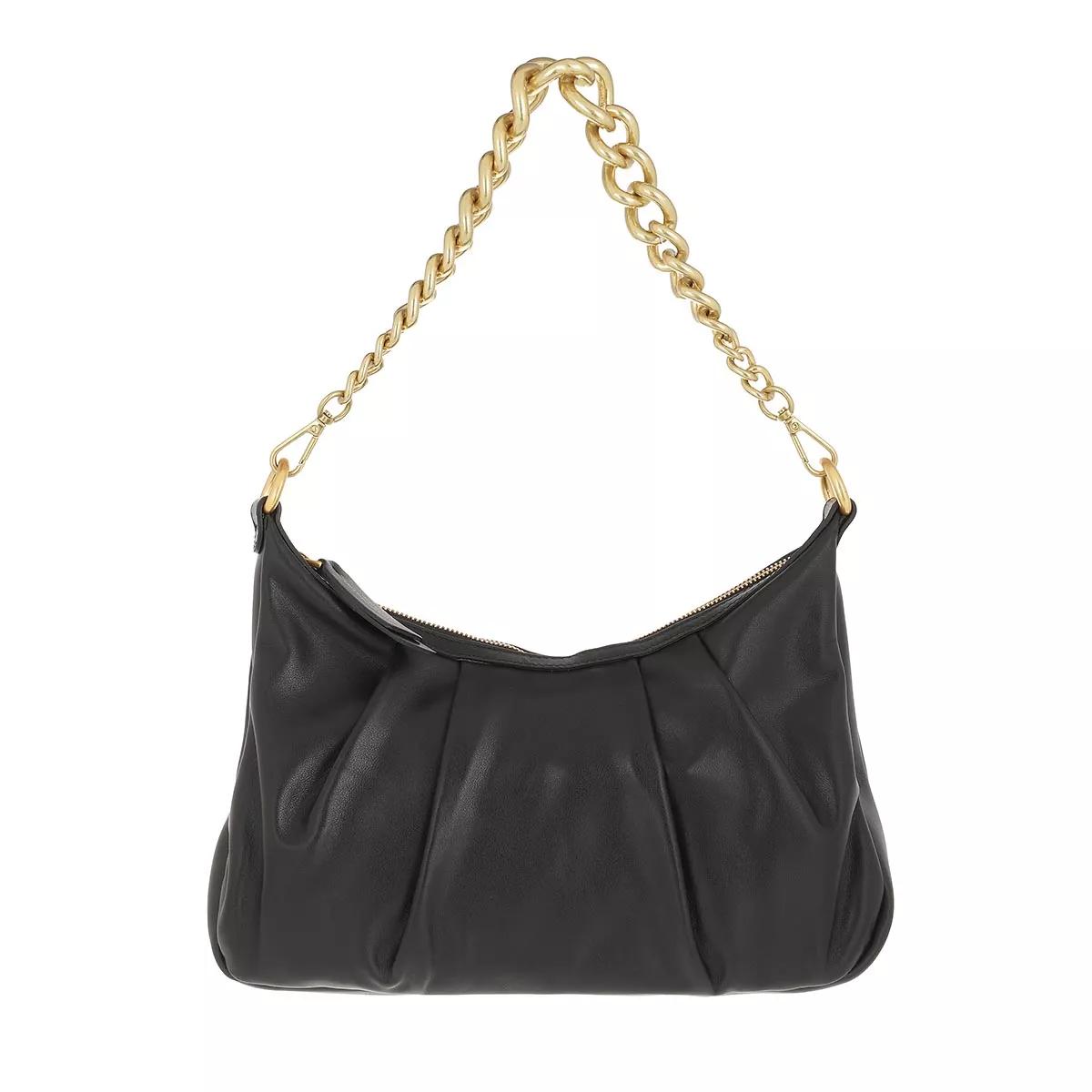 Gianni Chiarini Umhängetasche - Smooth Leather Shoulderbag With Chain Additional L - Gr. unisize - in Schwarz - für Damen von Gianni Chiarini