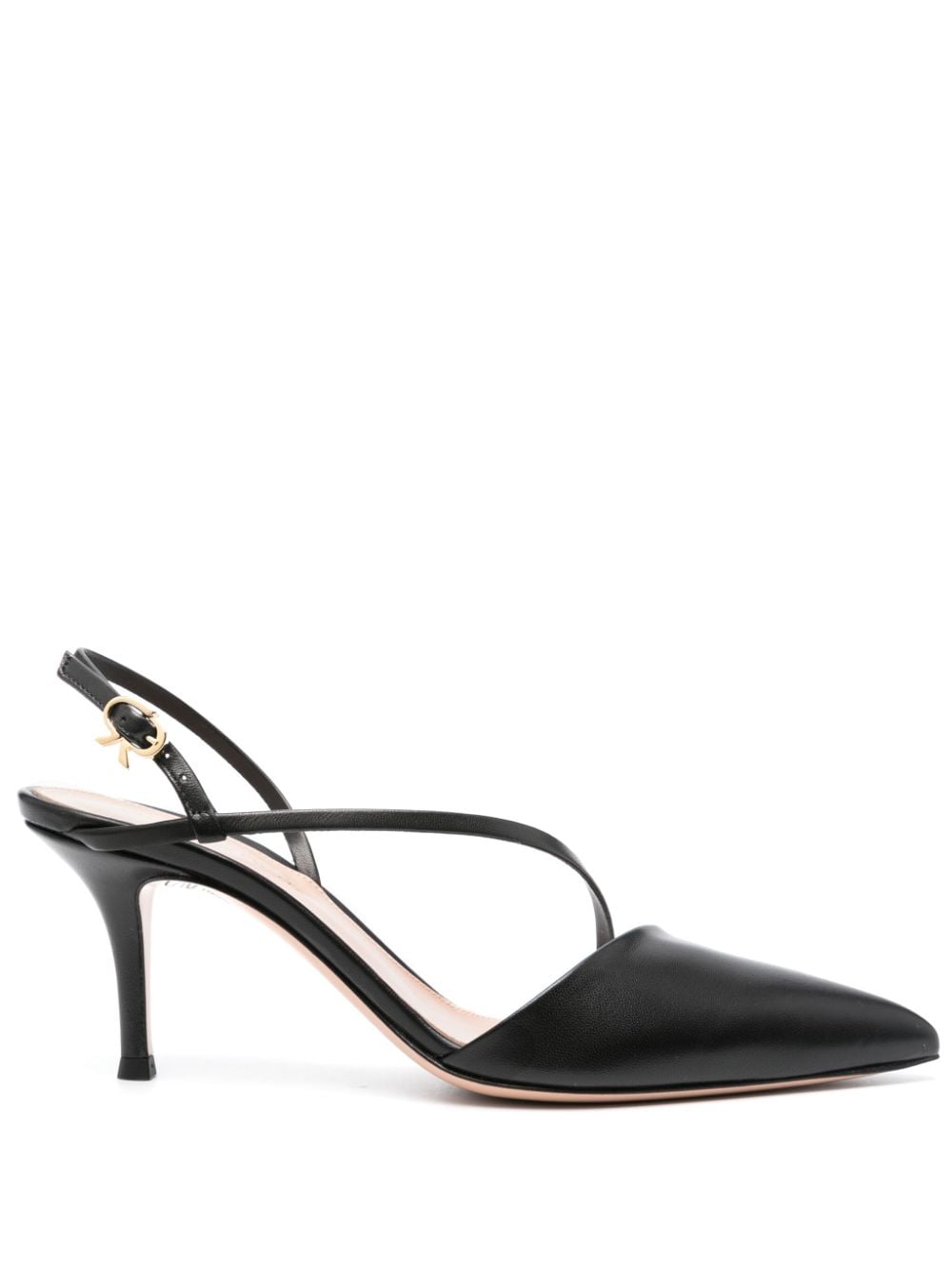 Gianvito Rossi 75mm leather pumps - Black von Gianvito Rossi