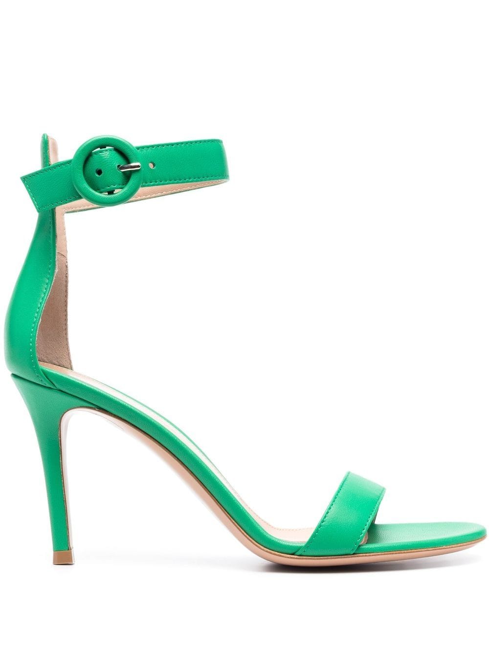 Gianvito Rossi Portofino 85mm leather sandals - Green von Gianvito Rossi