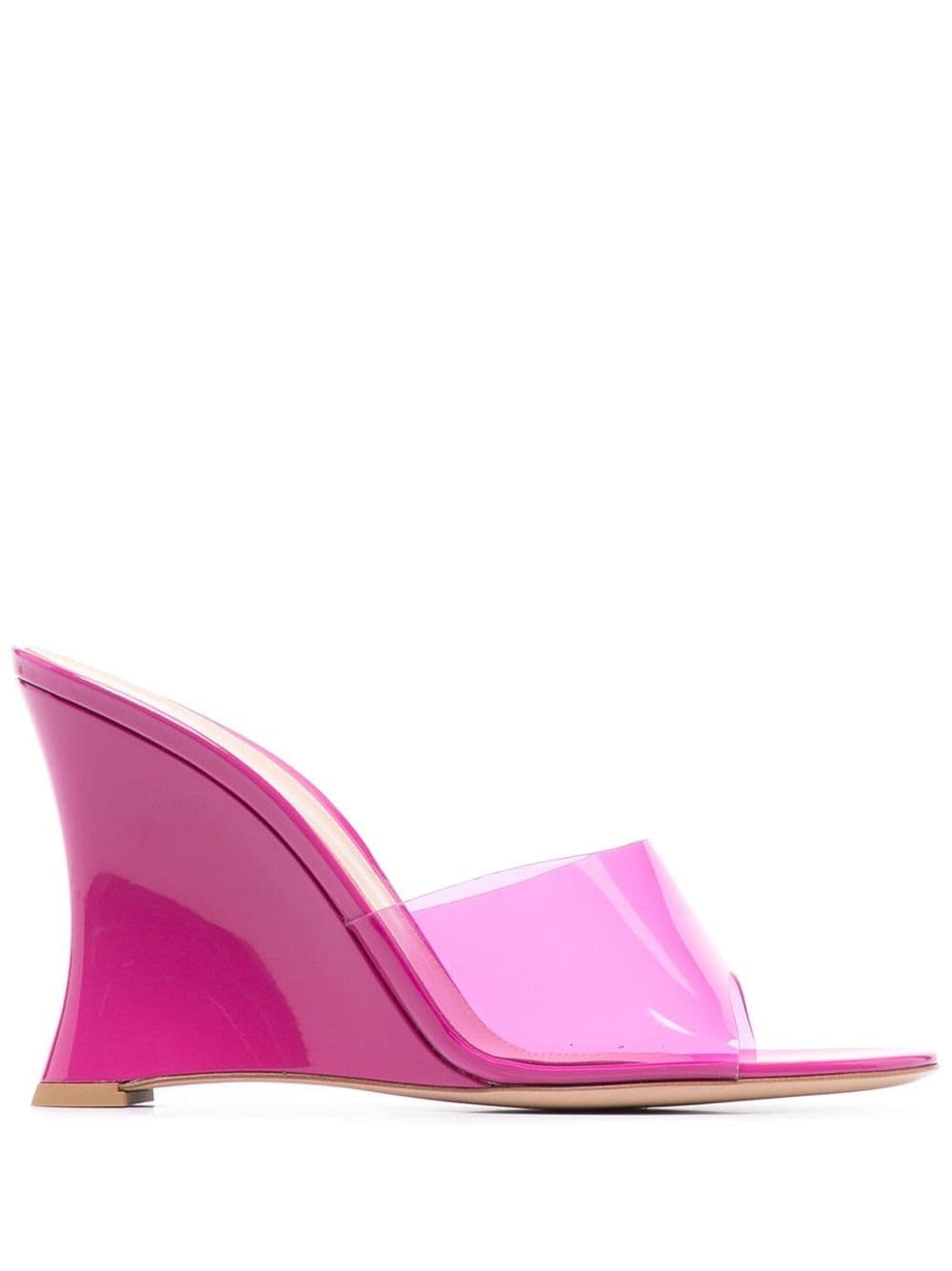 Gianvito Rossi Futura 95mm wedge sandals - Pink von Gianvito Rossi