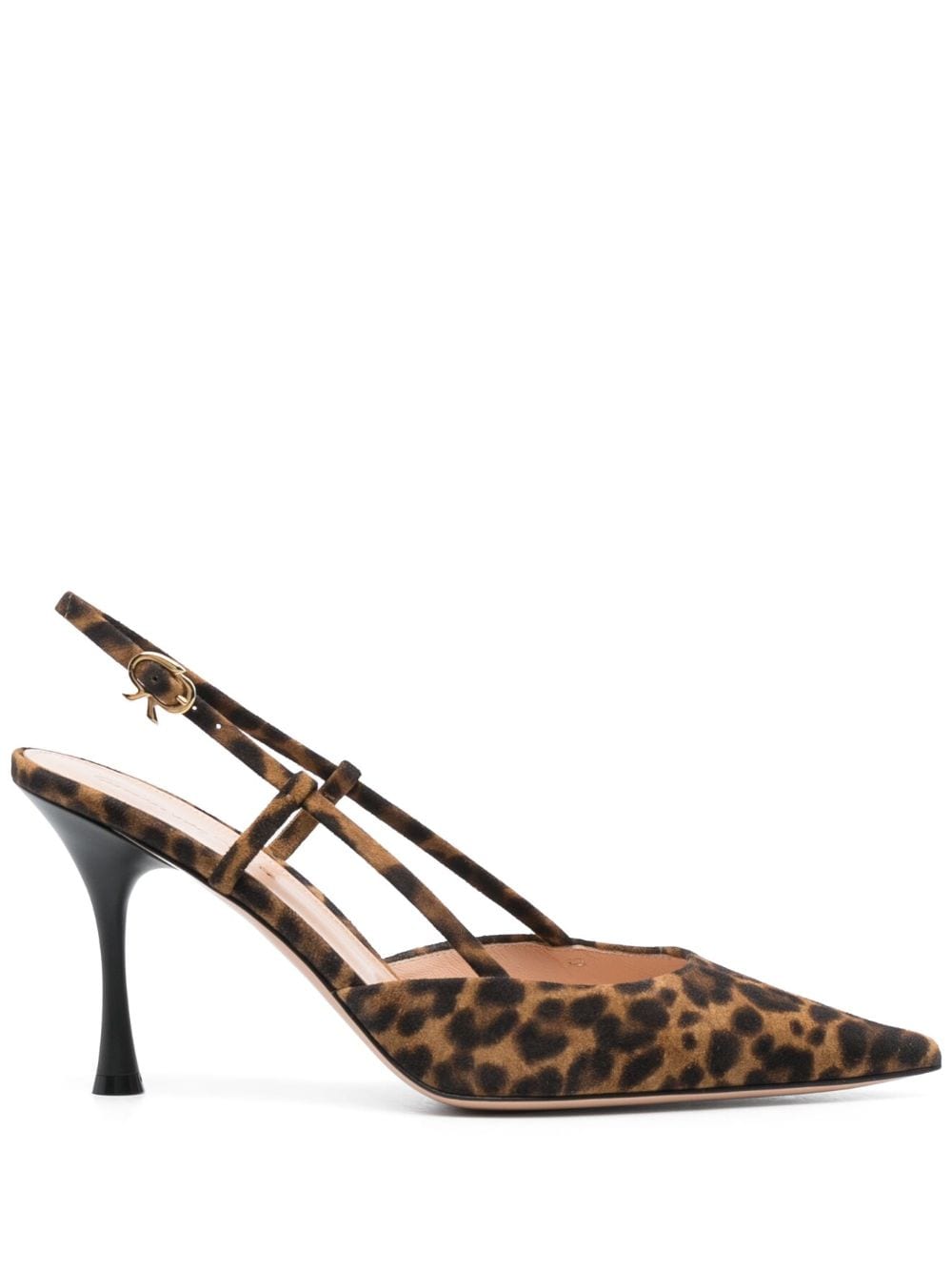 Gianvito Rossi Ascent 90mm slingback pumps - Brown von Gianvito Rossi