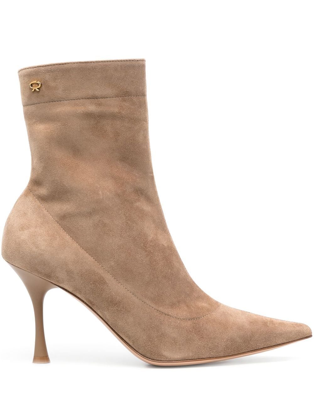Gianvito Rossi Dunn 85mm suede ankle boots - Brown von Gianvito Rossi