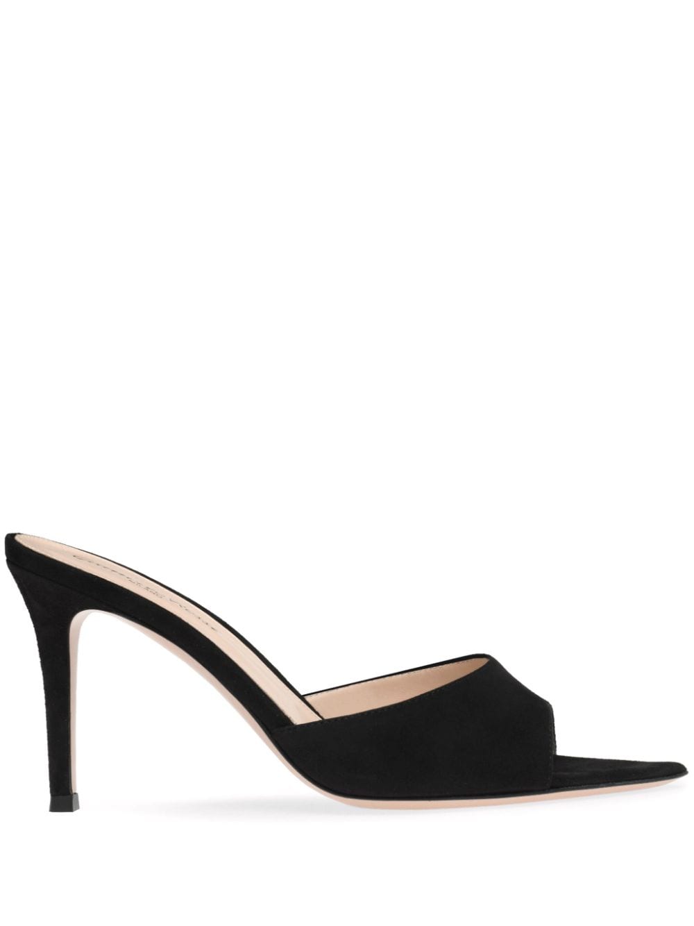 Gianvito Rossi Elle 85mm suede mules - Black von Gianvito Rossi