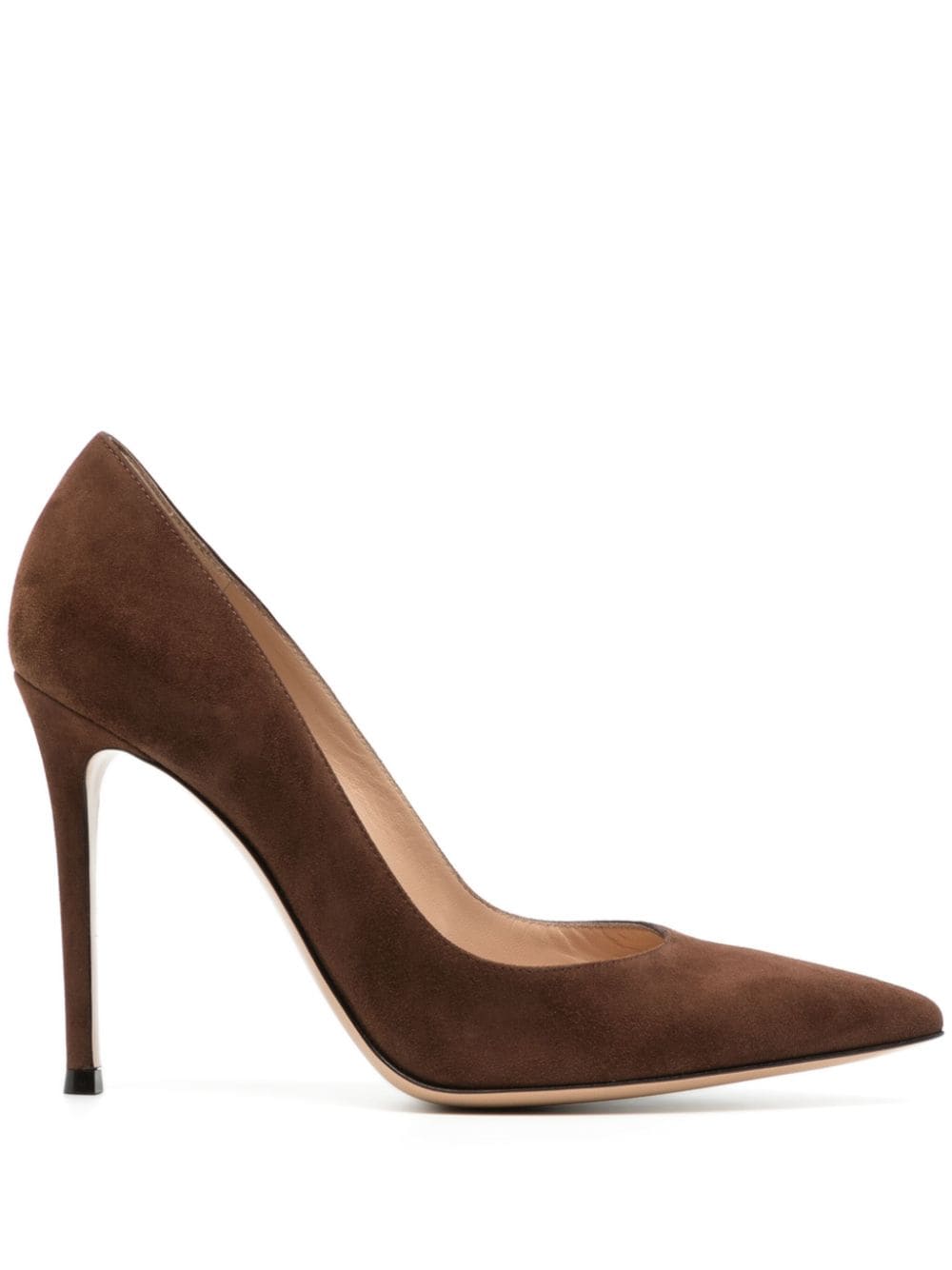 Gianvito Rossi Gianvito 100mm suede pumps - Brown von Gianvito Rossi