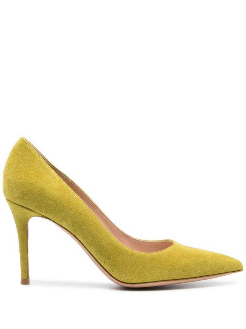 Gianvito Rossi Gianvito 85mm suede pumps - Green von Gianvito Rossi