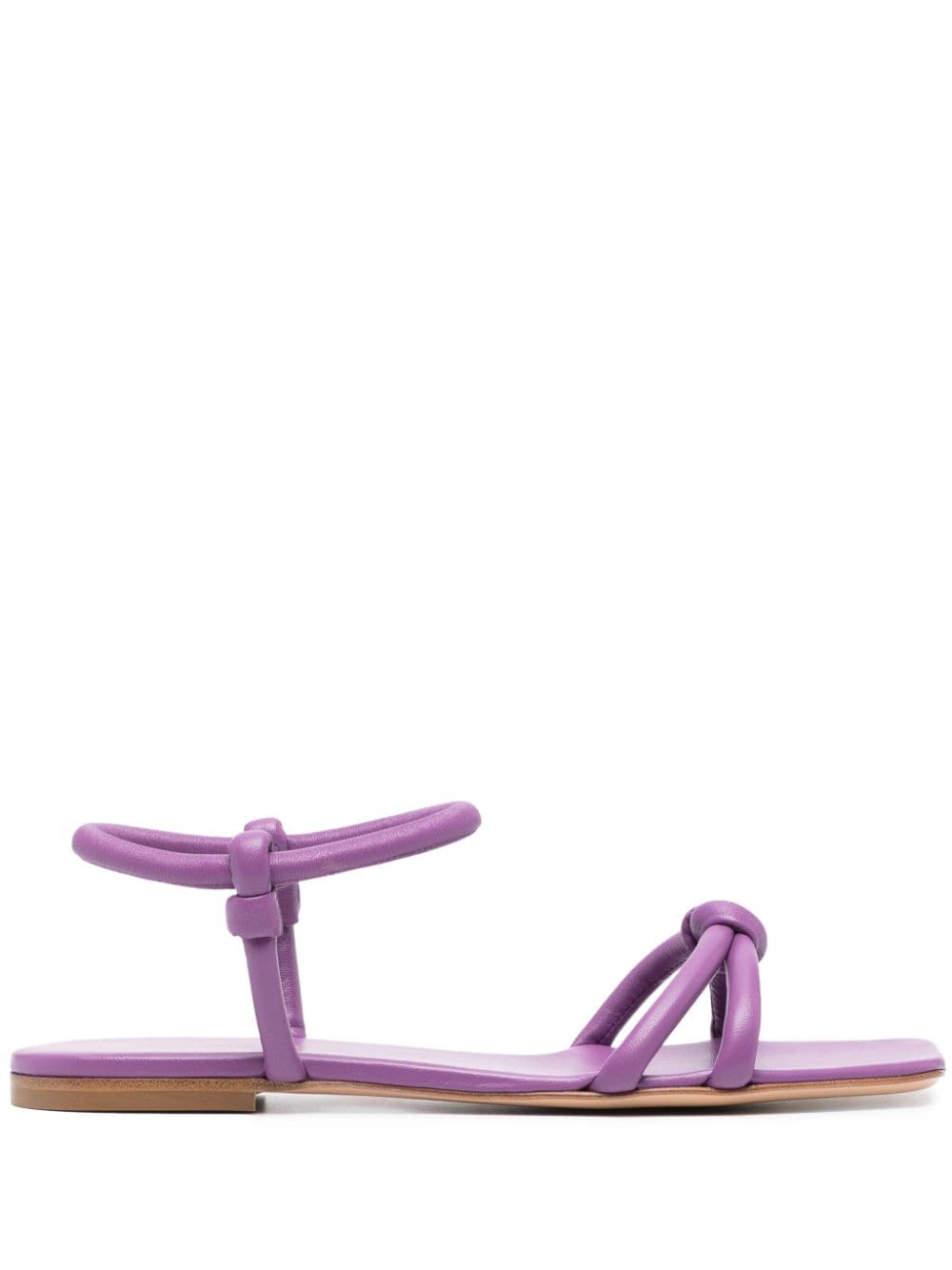 Gianvito Rossi Jaime leather sandals - Purple von Gianvito Rossi