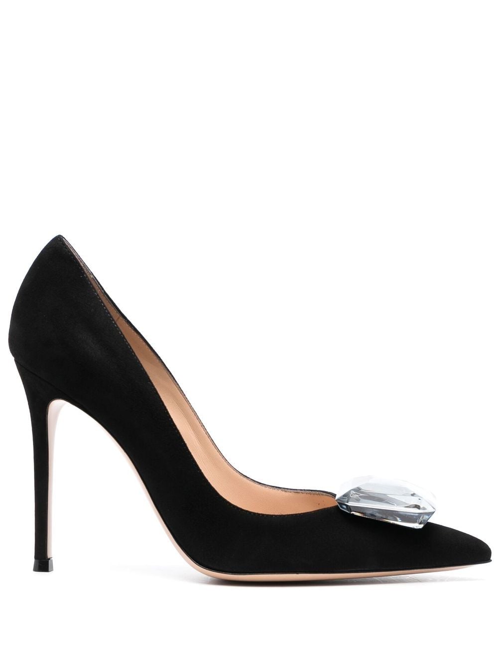 Gianvito Rossi Jaipur 105mm suede pumps - Black von Gianvito Rossi