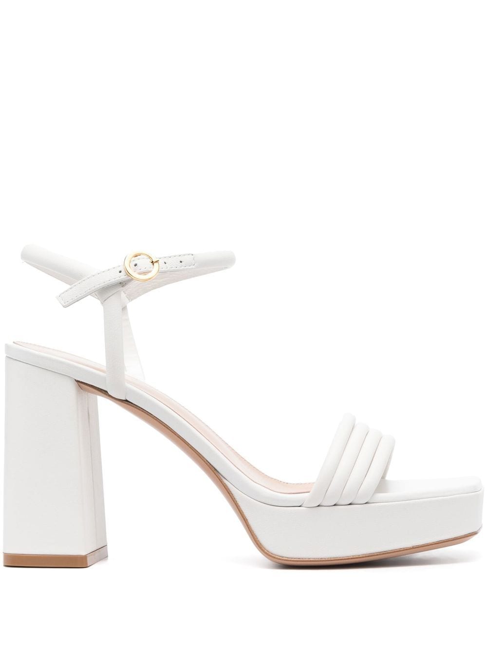 Gianvito Rossi Lena 70mm platform sandals - White von Gianvito Rossi